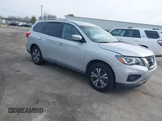 2018 Nissan Pathfinder SV z VIN 5N1DR2MM2JC602264, wystawiony jako IAAI lot #41536689 z przebiegiem 193 225 mil mil oraz . Historia ofert i sprzedaży dostępna na DreamBid. Obrazek 1.