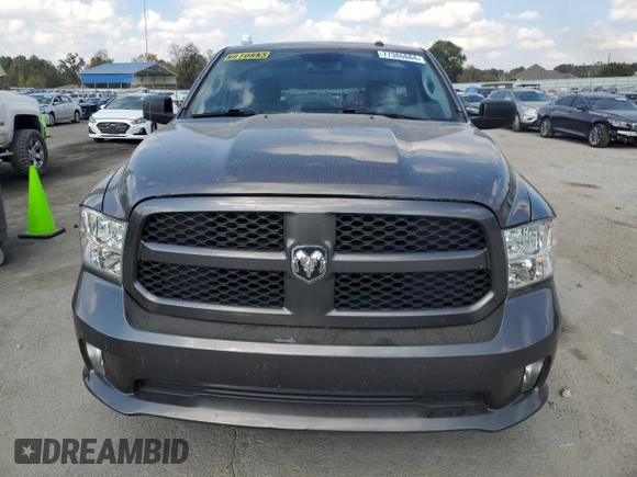 2017 Ram 1500 Express with VIN 3C6JR6AT0HG664982, listed as a Copart auction lot 77386684 with 109,175 mi miles and Salvage title. Bid and sale history available at DreamBid. Image 5.