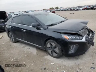 2021 Hyundai Ioniq Limited z VIN KMHC05LC1MU254424, wystawiony jako Copart lot #83341754 z przebiegiem Nie podano mil oraz Szkoda całkowita • Salvage title. Historia ofert i sprzedaży dostępna na DreamBid. Obrazek 4.