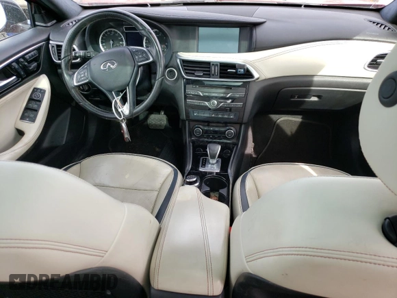 2017 Infiniti QX30 Sport with VIN SJKCH5CP9HA026370, listed as a Copart auction lot 41914504 with 57,901 mi miles. Bid and sale history available at carsss.com. Image 8.