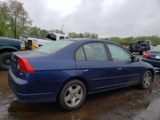 2004 Honda Civic EX with VIN 2HGES26764H614960, listed as a Copart auction lot 55269615 with 157,293 mi miles and Salvage Title. Bid and sale history available at DreamBid. Image 3.