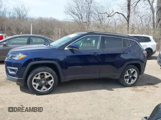2018 Jeep Compass Limited with VIN 3C4NJDCB5JT259434, listed as a IAAI auction lot 41855772 with 57,333 mi miles. Bid and sale history available at carsss.com. Image 14.