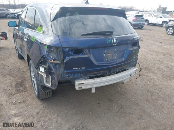 2014 Acura MDX Tech Pkg with VIN 5FRYD4H43EB021602, listed as a IAAI auction lot 41705215 with 140,767 mi miles. Bid and sale history available at carsss.com. Image 6.