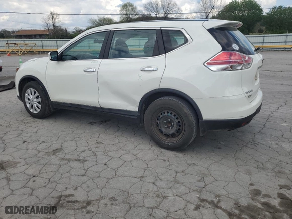 2015 Nissan Rogue S with VIN 5N1AT2MT7FC859844, listed as a Copart auction lot 50661895 with 166,214 mi miles and Salvage Title. Bid and sale history available at carsss.com. Image 2.