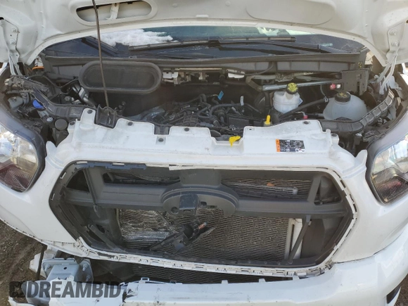 2023 Ford Transit Passenger XL с VIN 1FBAX2YG6PKA93719, выставлен на аукционе Copart как лот 43209725 с пробегом 47 459 миль миль и На запчасти • Non repairable. История ставок и продаж доступна на DreamBid. Изображение 12.