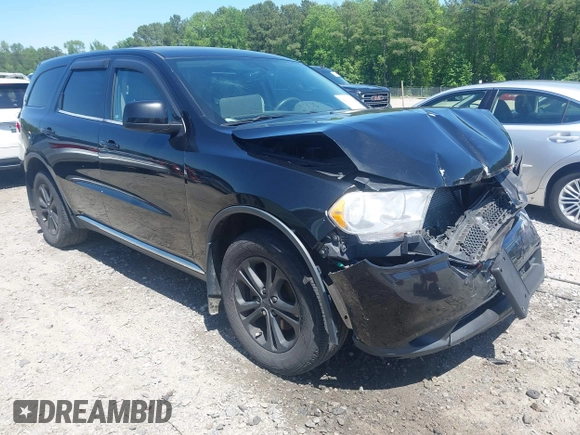 2013 Dodge Durango SXT with VIN 1C4RDJAG8DC617759, listed as a IAAI auction lot 42113300 with 185,152 mi miles and . Bid and sale history available at DreamBid. Image 1.
