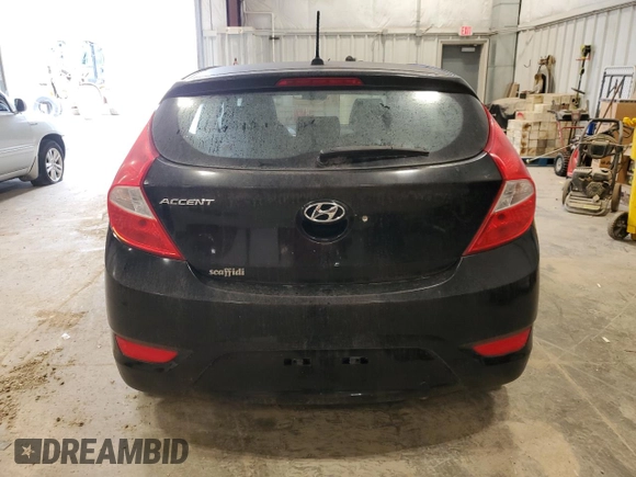 2013 Hyundai Accent GL with VIN KMHCT5AE4DU136721, listed as a Copart auction lot 53184005 with 354,709 mi miles and Clean Title. Bid and sale history available at carsss.com. Image 6.