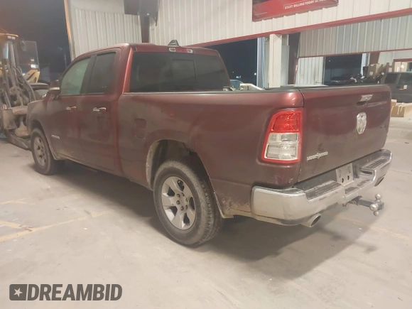 2020 Ram 1500 Big Horn with VIN 1C6RREBT0LN139156, listed as a IAAI auction lot 41355756 with 180,346 mi miles. Bid and sale history available at carsss.com. Image 3.
