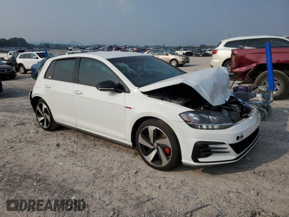 2021 Volkswagen Golf GTI S with VIN 3VW6T7AU1MM002268, listed as a Copart auction lot 60218743 with 32,837 mi miles. Bid and sale history available at carsss.com. Image 4.