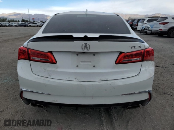 2020 Acura TLX with VIN 19UUB2F3XLA002394, listed as a Copart auction lot 77023934 with 44,512 mi miles and Salvage title. Bid and sale history available at DreamBid. Image 6.