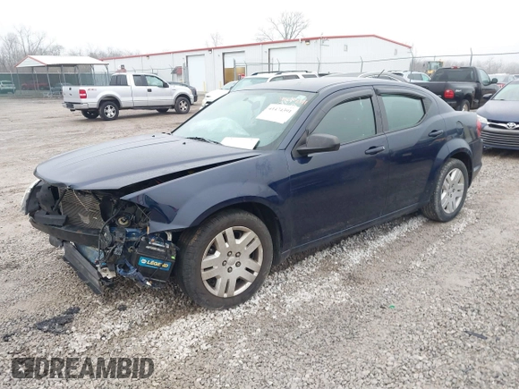 2014 Dodge Avenger SE with VIN 1C3CDZABXEN107156, listed as a IAAI auction lot 41474391 with 111,047 mi miles and . Bid and sale history available at DreamBid. Image 2.