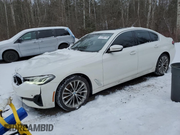 2022 BMW 5 Series 530i xDrive with VIN WBA13BJ04NCK71538, listed as a Copart auction lot 41398115 with 98,359 mi miles and Clean Title. Bid and sale history available at carsss.com. Image 1.
