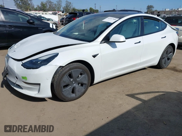 2023 Tesla Model 3 z VIN 5YJ3E1EA2PF465882, wystawiony jako IAAI lot #42257900 z przebiegiem 39 572 mil mil oraz . Historia ofert i sprzedaży dostępna na DreamBid. Obrazek 19.