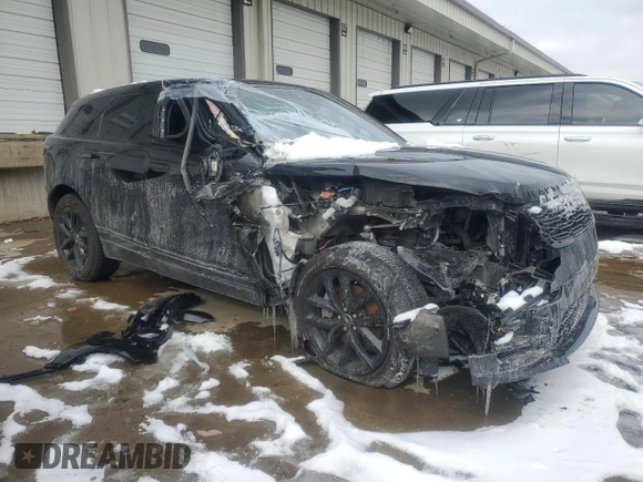 2025 Land Rover Range Rover Velar Dynamic SE with VIN SALYL2EX2SA394053, listed as a Copart auction lot 45710415 with 3,540 mi miles and Salvage title. Bid and sale history available at DreamBid. Image 4.