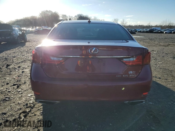 2013 Lexus GS 350 with VIN JTHCE1BLXD5005211, listed as a Copart auction lot 50029745 with 158,248 mi miles and Salvage title. Bid and sale history available at DreamBid. Image 6.