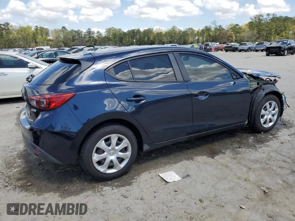 2016 Mazda 3 i Sport with VIN 3MZBM1J76GM286195, listed as a Copart auction lot 50806685 with 92,032 mi miles and Salvage Title. Bid and sale history available at DreamBid. Image 3.