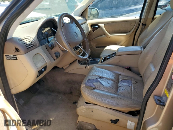 2001 Mercedes-Benz M-Class with VIN 4JGAB54EX1A259944, listed as a Copart auction lot 62058904 with 178,674 mi miles and Clean Title. Bid and sale history available at carsss.com. Image 7.