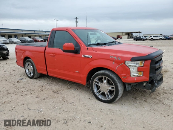 2016 Ford F-150 XL with VIN 1FTMF1CP6GKE42312, listed as a Copart auction lot 42895885 with 129,999 mi miles and Salvage Title. Bid and sale history available at carsss.com. Image 4.
