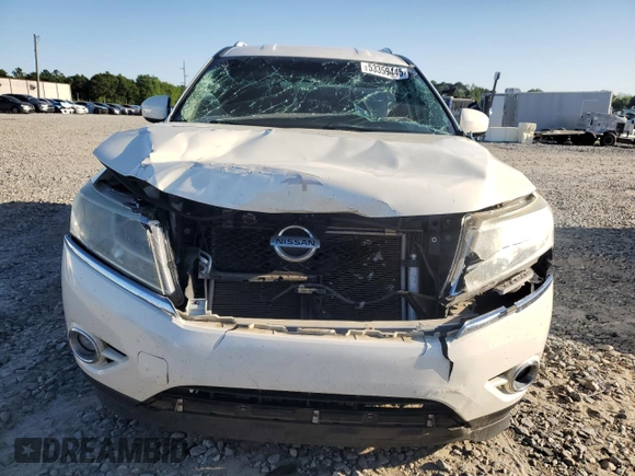 2015 Nissan Pathfinder SV z VIN 5N1AR2MN1FC714380, wystawiony jako Copart lot #53359445 z przebiegiem 146 049 mil mil oraz Nie do naprawy • Non repairable. Historia ofert i sprzedaży dostępna na DreamBid. Obrazek 5.