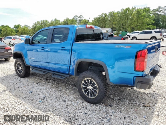 2021 Chevrolet Colorado 4WD ZR2 z VIN 1GCGTEEN7M1157788, wystawiony jako Copart lot #58042845 z przebiegiem 49 008 mil mil oraz Szkoda całkowita • Salvage title. Historia ofert i sprzedaży dostępna na DreamBid. Obrazek 2.