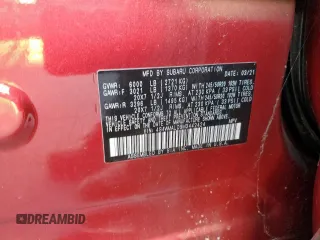 2021 Subaru Ascent Limited with VIN 4S4WMALD9M3442424, listed as a Copart auction lot 48420195 with 23,953 mi miles and Salvage Title. Bid and sale history available at DreamBid. Image 12.