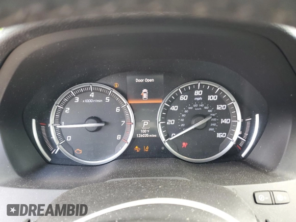 2016 Acura MDX Technology with VIN 5FRYD4H48GB048572, listed as a Copart auction lot 62673345 with 126,035 mi miles and Salvage title. Bid and sale history available at DreamBid. Image 9.