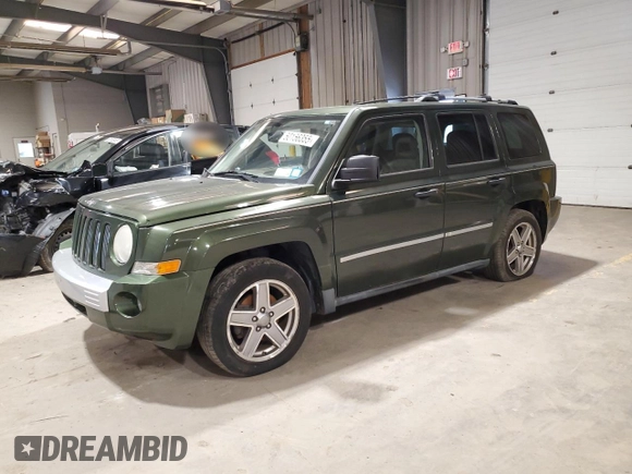 2008 Jeep Patriot Limited with VIN 1J8FF48W78D577601, listed as a Copart auction lot 50156355 with 221,652 mi miles and Clean title. Bid and sale history available at DreamBid. Image 1.