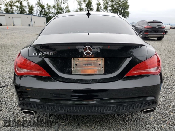 2014 Mercedes-Benz CLA 250 with VIN WDDSJ4EB2EN127758, listed as a Copart auction lot 62416755 with 93,055 mi miles and Salvage title. Bid and sale history available at DreamBid. Image 6.