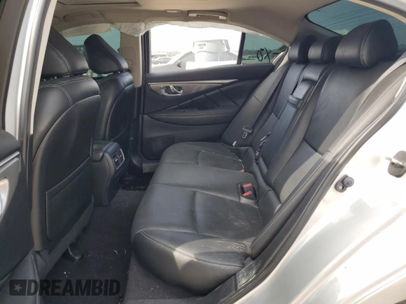 2015 Infiniti Q50 with VIN JN1BV7AP4FM356843, listed as a Copart auction lot 53702855 with 110,914 mi miles and Salvage title. Bid and sale history available at DreamBid. Image 11.