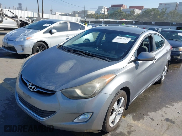 2012 Hyundai Elantra GLS with VIN KMHDH4AE9CU427178, listed as a IAAI auction lot 41654714 with 94,243 mi miles and . Bid and sale history available at DreamBid. Image 6.