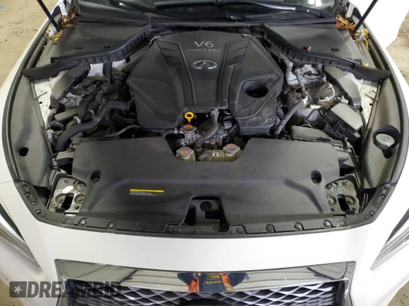 2022 Infiniti Q50 LUXE with VIN JN1EV7BR7NM341183, listed as a Copart auction lot 51604585 with 33,160 mi miles and Clean Title. Bid and sale history available at carsss.com. Image 11.