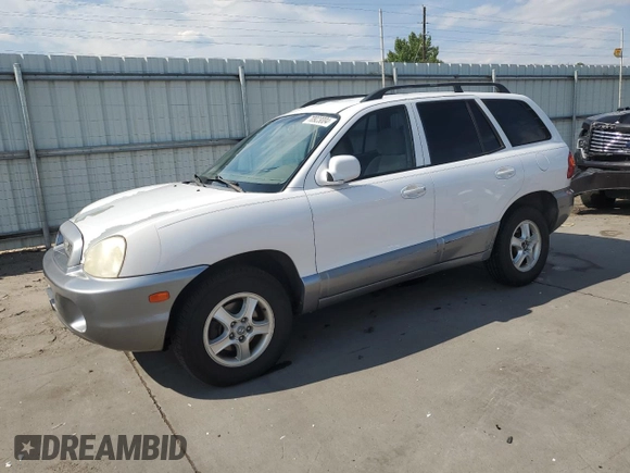 2004 Hyundai Santa Fe GLS with VIN KM8SC73E54U813053, listed as a Copart auction lot 70923004 with 143,490 mi miles and Salvage Title. Bid and sale history available at carsss.com. Image 1.