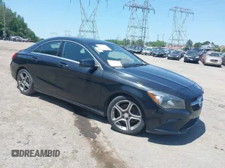 2014 Mercedes-Benz CLA 250 with VIN WDDSJ4EBXEN055174, listed as a IAAI auction lot 42573435 with 72,095 mi miles and . Bid and sale history available at DreamBid. Image 1.