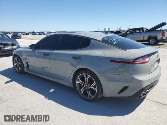 2019 Kia Stinger GT1 with VIN KNAE45LCXK6066467, listed as a Copart auction lot 87262144 with 106,033 mi miles and Clean Title. Bid and sale history available at DreamBid. Image 2.