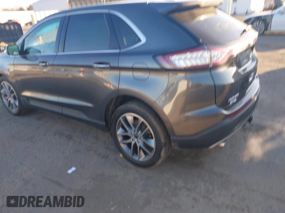 2015 Ford Edge Titanium with VIN 2FMPK4K87FBB77277, listed as a IAAI auction lot 41795760 with 164,844 mi miles. Bid and sale history available at carsss.com. Image 3.