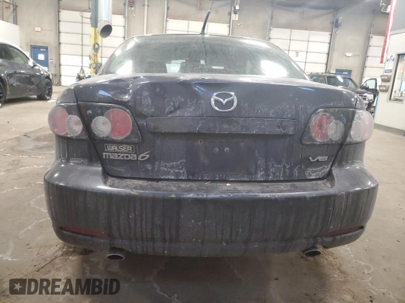 2007 Mazda 6 S Sport VE with VIN 1YVHP80D975M46199, listed as a Copart auction lot 44812805 with 169,079 mi miles and Clean Title. Bid and sale history available at DreamBid. Image 6.