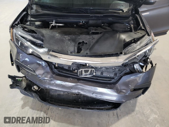 2021 Honda Pilot EX-L with VIN 5FNYF6H53MB044294, listed as a Copart auction lot 57799975 with 59,033 mi miles and Salvage title. Bid and sale history available at DreamBid. Image 12.