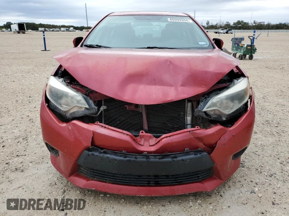 2014 Toyota Corolla L with VIN 5YFBURHE8EP143356, listed as a Copart auction lot 80999394 with 129,700 mi miles and Clean title. Bid and sale history available at DreamBid. Image 5.