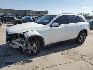 2020 Mercedes-Benz GLC with VIN WDC0G8DB3LF694264, listed as a Copart auction lot 48630775 with 100,629 mi miles and Salvage Title. Bid and sale history available at carsss.com. Image 1.