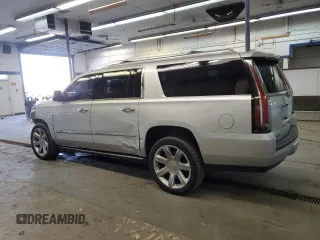 2017 Cadillac Escalade ESV Premium Luxury z VIN 1GYS4JKJ6HR222990, wystawiony jako Copart lot #89366985 z przebiegiem 121 934 mil mil oraz Szkoda całkowita • Salvage title. Historia ofert i sprzedaży dostępna na DreamBid. Obrazek 2.