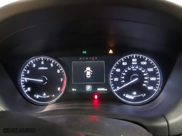 2017 Genesis G80 3.8L with VIN KMHGN4JE2HU202159, listed as a IAAI auction lot 41286703 with 45,025 mi miles. Bid and sale history available at carsss.com. Image 7.
