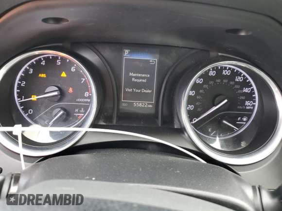 2019 Toyota Camry LE with VIN 4T1B11HK8KU724706, listed as a Copart auction lot 43441795 with 55,822 mi miles and Salvage Title. Bid and sale history available at carsss.com. Image 9.