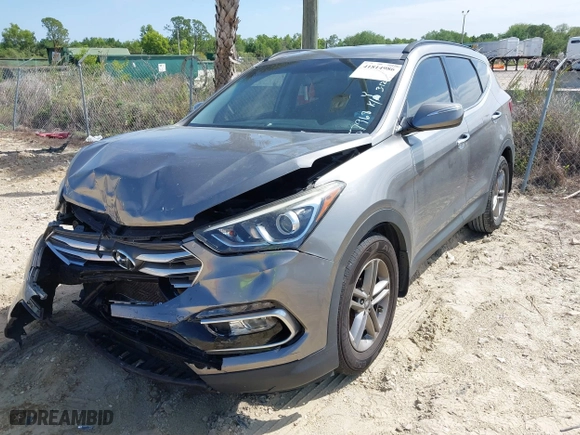2018 Hyundai Santa Fe Sport 2.4L with VIN 5XYZU3LB8JG563903, listed as a IAAI auction lot 41814986 with 56,287 mi miles. Bid and sale history available at carsss.com. Image 18.