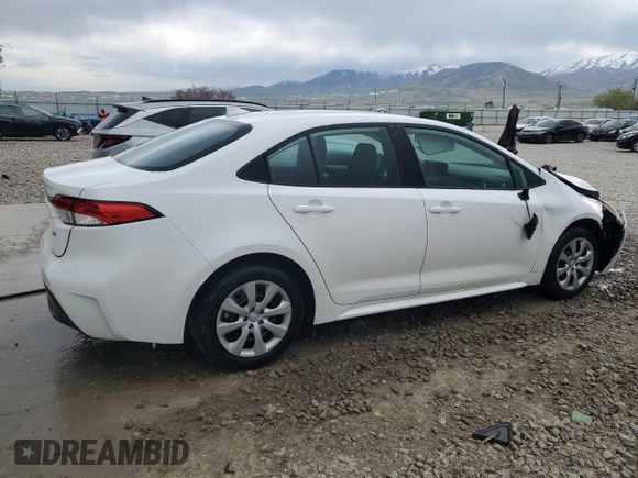 2024 Toyota Corolla LE with VIN 5YFB4MDE8RP178509, listed as a Copart auction lot 54526645 with 9,761 mi miles and Clean Title. Bid and sale history available at DreamBid. Image 3.