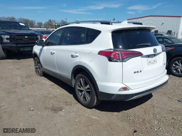 2017 Toyota RAV4 XLE with VIN JTMWFREV6HD095217, listed as a IAAI auction lot 41656469 with 166,737 mi miles. Bid and sale history available at carsss.com. Image 3.