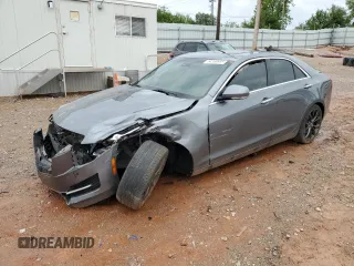 2018 Cadillac ATS Luxury RWD z VIN 1G6AB5SXXJ0169016, wystawiony jako Copart lot #54359865 z przebiegiem Nie podano mil oraz Szkoda całkowita • Salvage title. Historia ofert i sprzedaży dostępna na DreamBid. Obrazek 1.