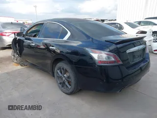 2014 Nissan Maxima SV with VIN 1N4AA5AP5EC499187, listed as a IAAI auction lot 42094212 with 196,747 mi miles and . Bid and sale history available at DreamBid. Image 3.