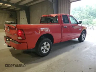 2018 Ram 1500 Express with VIN 1C6RR7FT0JS140554, listed as a Copart auction lot 59713805 with 17,945 mi miles and Salvage title. Bid and sale history available at DreamBid. Image 3.