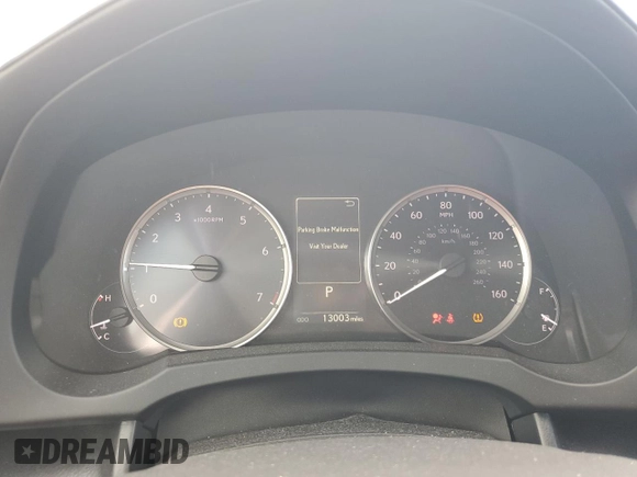 2024 Lexus IS 350 F Sport with VIN JTHBZ1B29R5077757, listed as a Copart auction lot 56960195 with 13,003 mi miles and Salvage title. Bid and sale history available at DreamBid. Image 9.