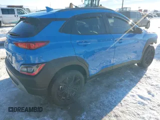 2023 Hyundai Kona SEL with VIN KM8K6CAB3PU956256, listed as a IAAI auction lot 41286226 with 24,973 mi miles. Bid and sale history available at carsss.com. Image 4.